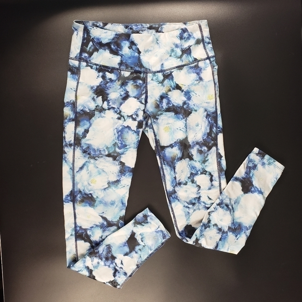 Athleta Floral Print Leggings Small